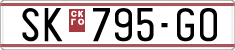 License plate of North Macedonia, Regular plates (1993)