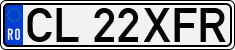 License plate of Romania, Regular plates