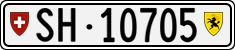 License plate of Switzerland, Cars