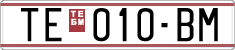 License plate of North Macedonia, Regular plates (1993)