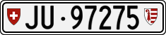License plate of Switzerland, Cars