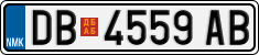 License plate of North Macedonia, Regular plates (2012)