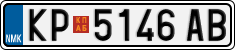 License plate of North Macedonia, Regular plates (2012)