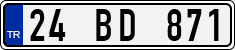 License plate of Turkey, Regular plates