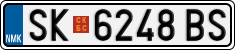 License plate of North Macedonia, Regular plates (2012)