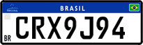 License plate of Brazil, Private owners (Mercosul)