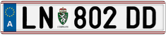 License plate of Austria, Regular plates