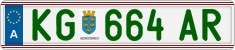License plate of Austria, Regular plates