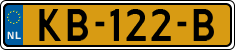 License plate of the Netherlands, Cars