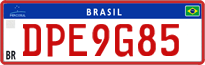 License plate of Brazil, Commercial vehicles (Mercosul)