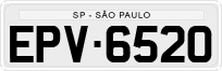 License plate of Brazil, Private owners (1990)