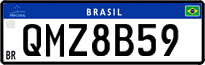 License plate of Brazil, Private owners (Mercosul)