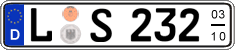 German license plate, Seasonal plates