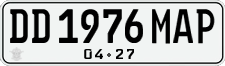 License plate of Indonesia, Regular plates