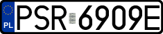 License plates of Poland, Regular car plates