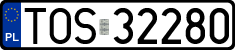 License plates of Poland, Regular car plates