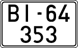 License plates of Spain, 1900 year series