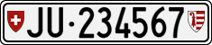 License plate of Switzerland, Cars