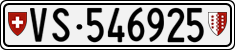 License plate of Switzerland, Cars