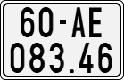 License plate of Vietnam, Motorcycles