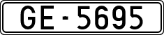 License plates of Spain, 1900 year series