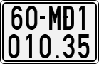 License plate of Vietnam, Specialty plates