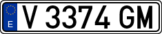 License plates of Spain, 1971 year series