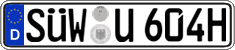 German license plate, Plates for oldtimers (type 