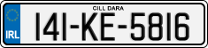 License plate of Ireland, Regular plates