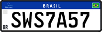 License plate of Brazil, Private owners (Mercosul)