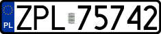 License plates of Poland, Regular car plates