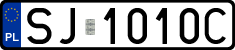 License plates of Poland, Regular car plates
