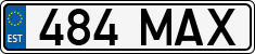 License plate of Estonia, Regular car plates