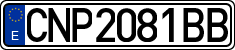 License plates of Spain, Official and military plates