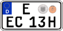 German license plate, Plates for oldtimers (type 