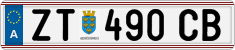 License plate of Austria, Regular plates