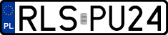 License plates of Poland, Regular car plates