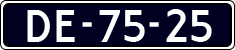 License plate of the Netherlands, Imported oldtimers (cars)