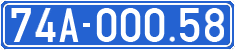 License plate of Vietnam, Government and public administrations
