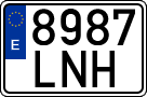 License plates of Spain, Ordinary (2000)