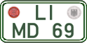 German license plate, Regular plates