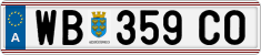 License plate of Austria, Regular plates
