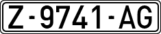License plates of Spain, 1971 year series