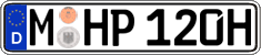 German license plate, Plates for oldtimers (type 