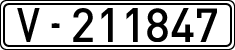 License plates of Spain, 1900 year series