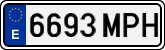 License plates of Spain, Ordinary (2000)