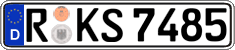 German license plate, Regular plates