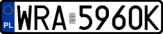 License plates of Poland, Regular car plates