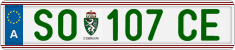 License plate of Austria, Regular plates