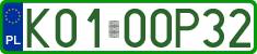 License plates of Poland, Professional plates